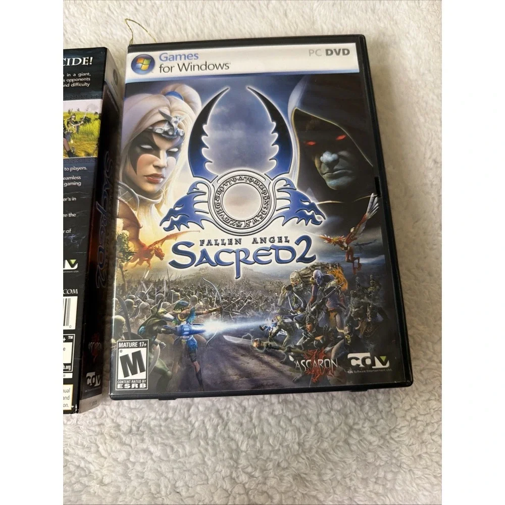 Fallen Angel Sacred 2 PC DVD ROM Game 2008 CIB Complete Sleeve WIN Atari Vtg